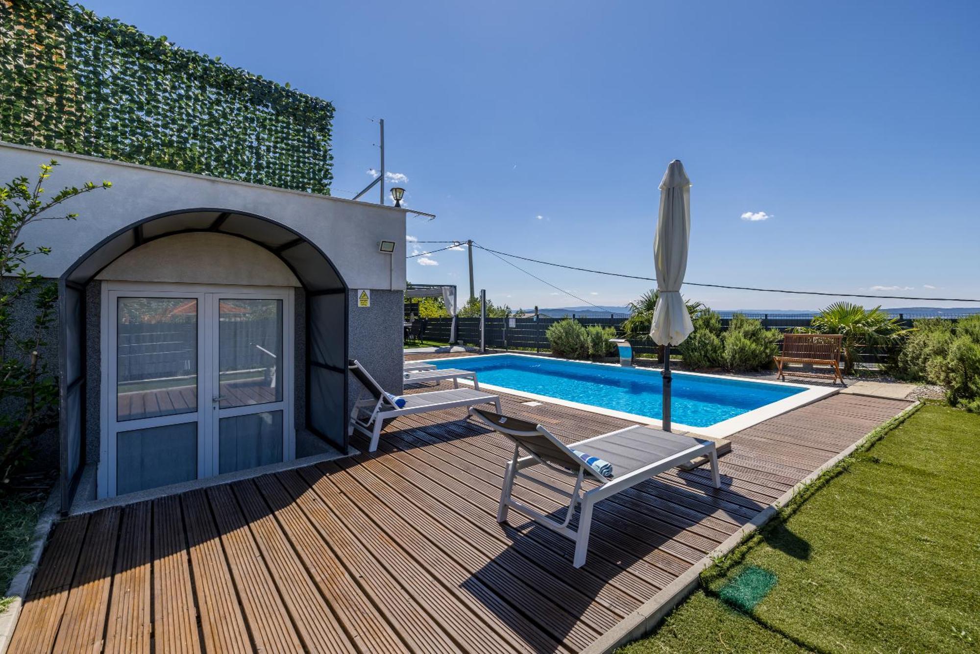 Sun Castle Holiday House Babic Kastel Stari Ngoại thất bức ảnh